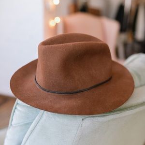 Brown Fedora Hat